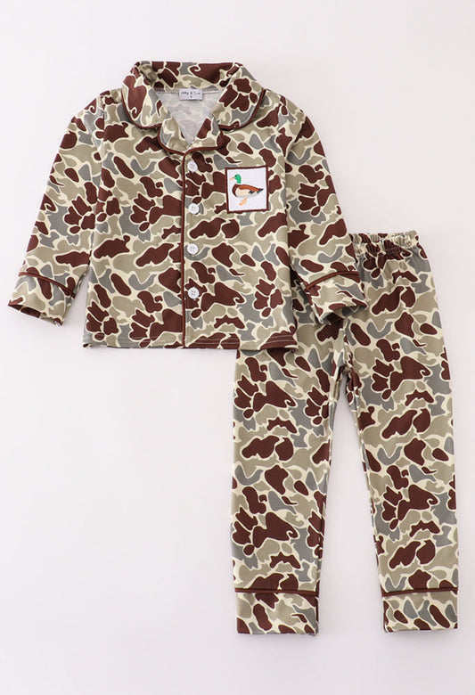 Camo Duck Boy Pajama Set