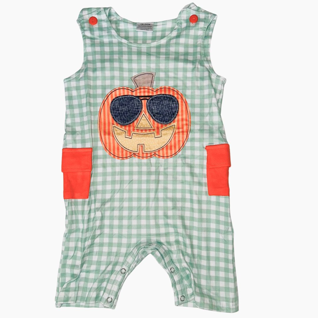 Cool Pumpkin Baby Boy Romper