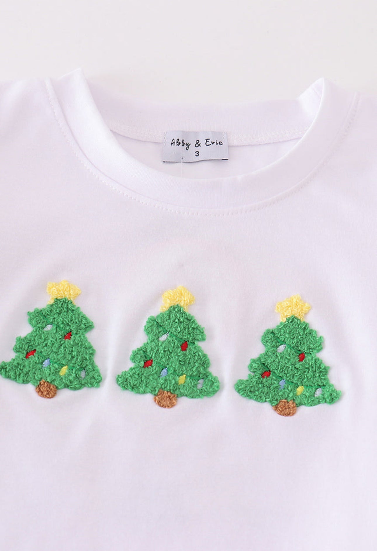 Blue Plaid Christmas Tree Boy Set