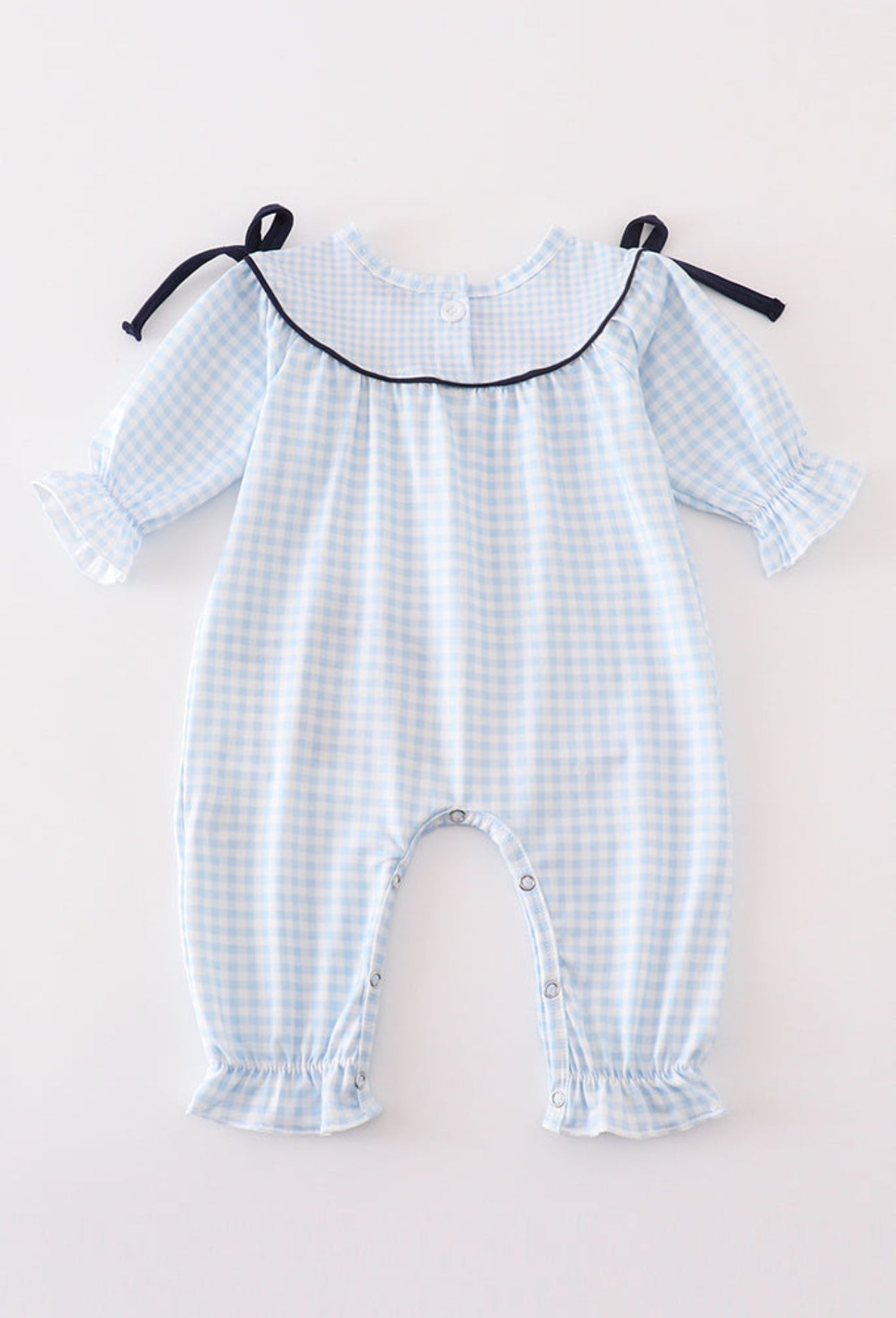 Nativity Navy Girl Romper