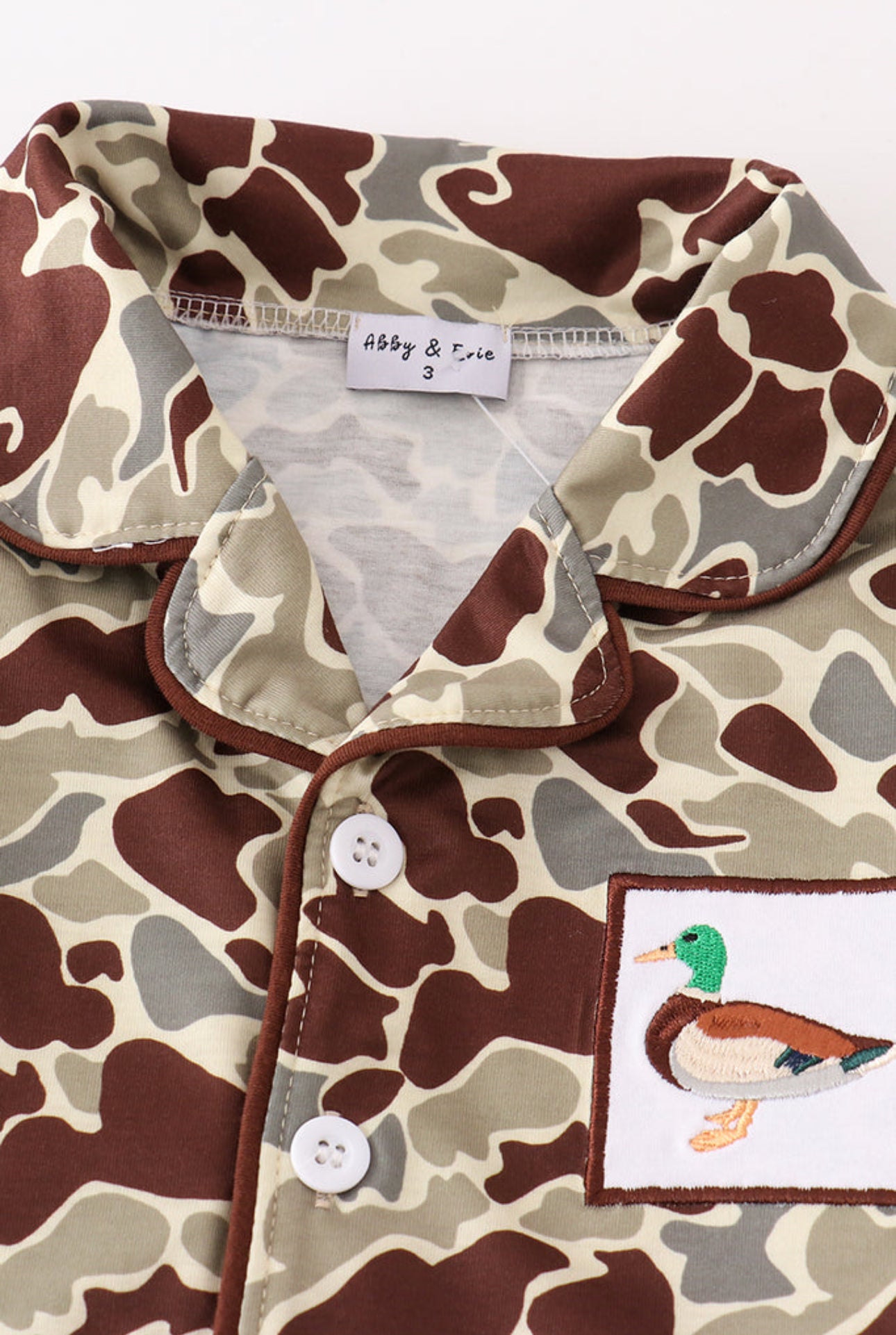 Camo Duck Boy Pajama Set