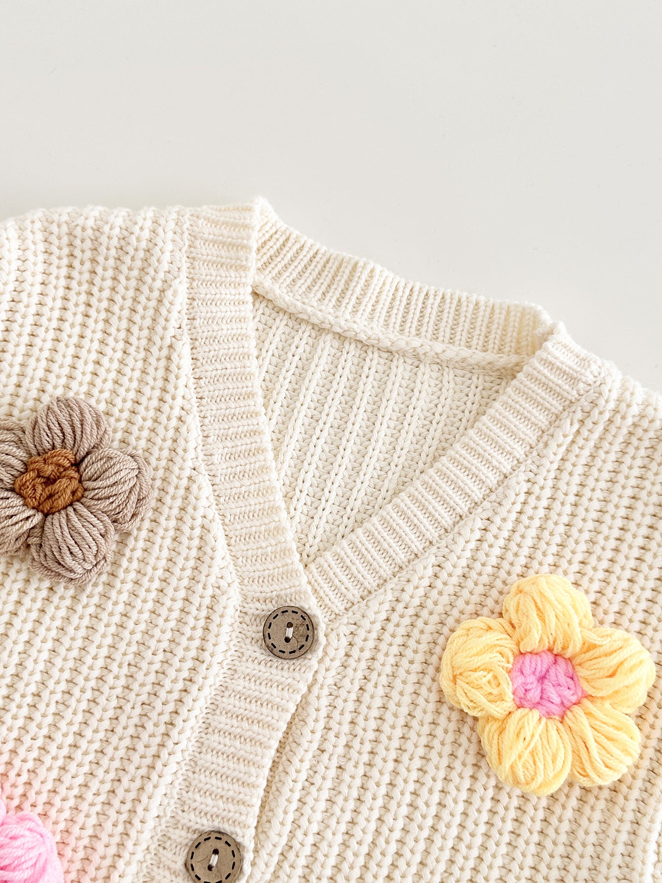 Flower Cardigan Sweater