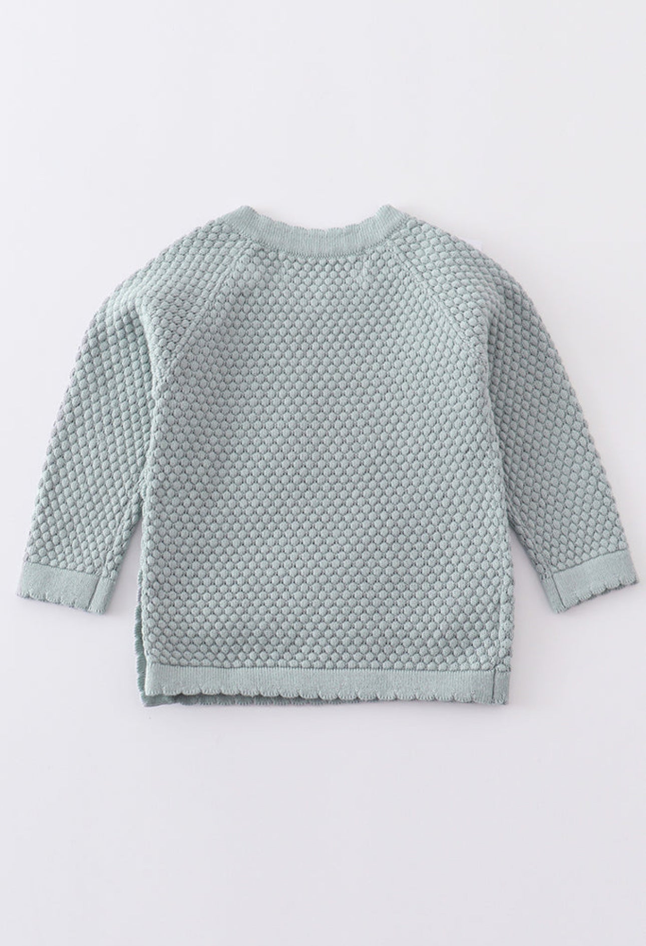 Christopher Mint Button Sweater